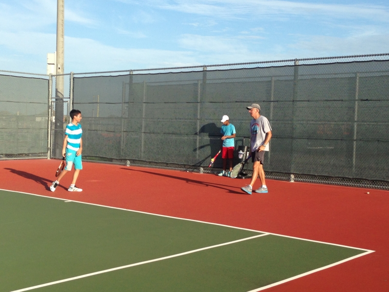 kids tennis lesson houston
